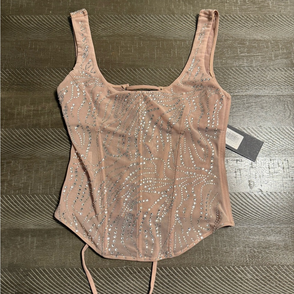 White Fox Boutique Corset Top - Brand New - Picture 3 of 4
